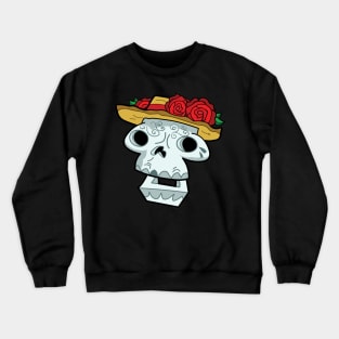 Tear Drop Sugar Skull Crewneck Sweatshirt